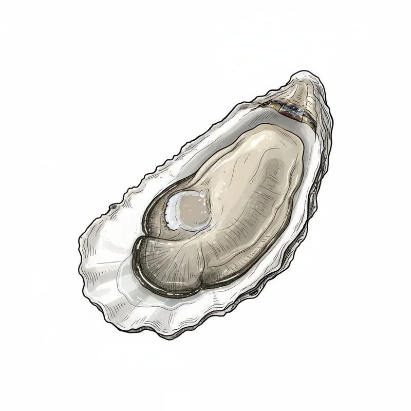Bagaduce oyster illustration
