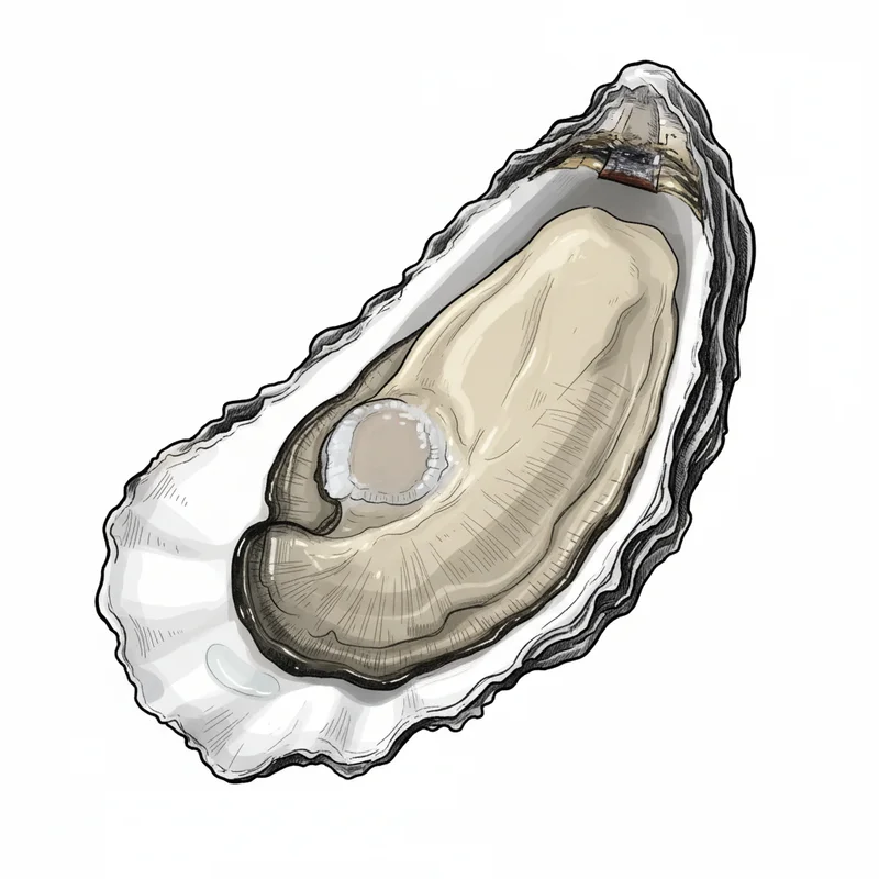 Beausoleil oyster illustration