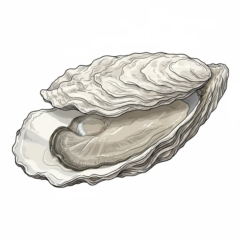 Big Rock oyster illustration