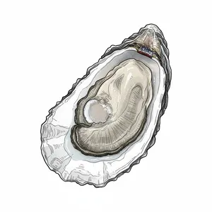Big Rock oyster illustration