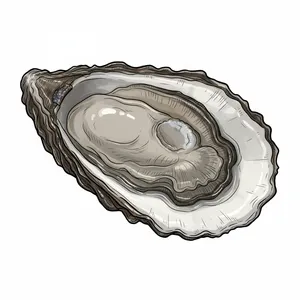 Blue Point oyster illustration