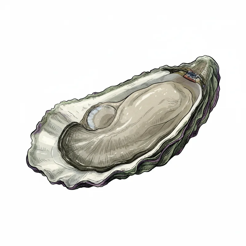 Brewster oyster illustration