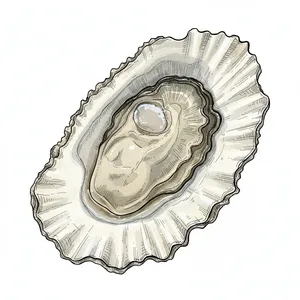 Calm Cove oyster illustration