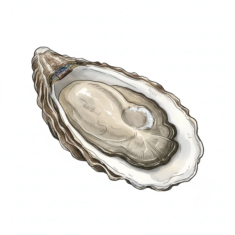 Cape Breton oyster illustration
