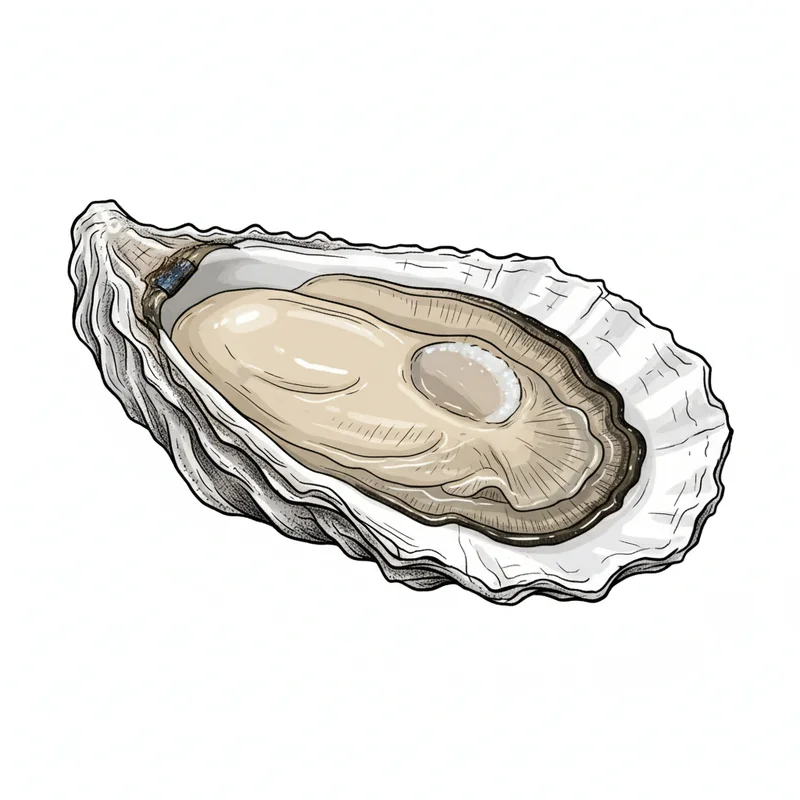 Cape May Salt oyster illustration