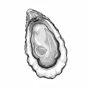 Cape Spear oyster illustration