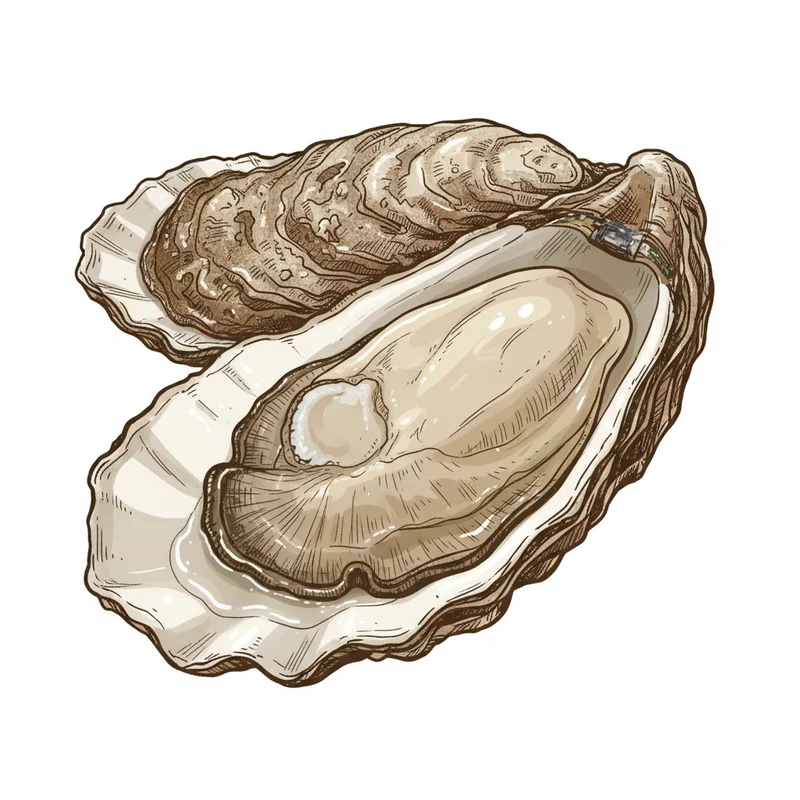Chatham oyster illustration