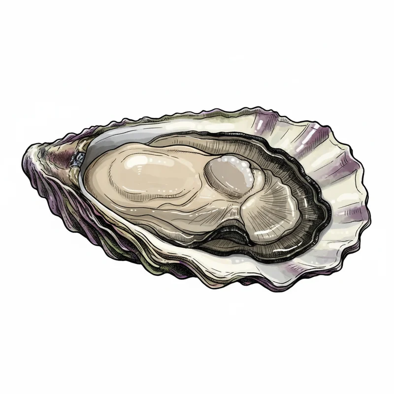 Chef's Creek oyster illustration