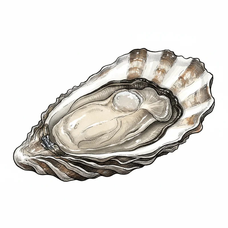 Chelsea Gem oyster illustration