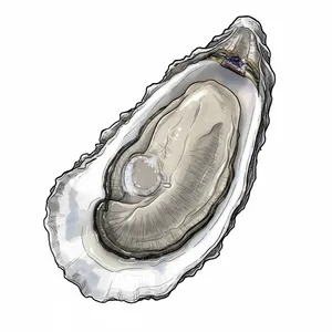 Chesapeake oyster illustration