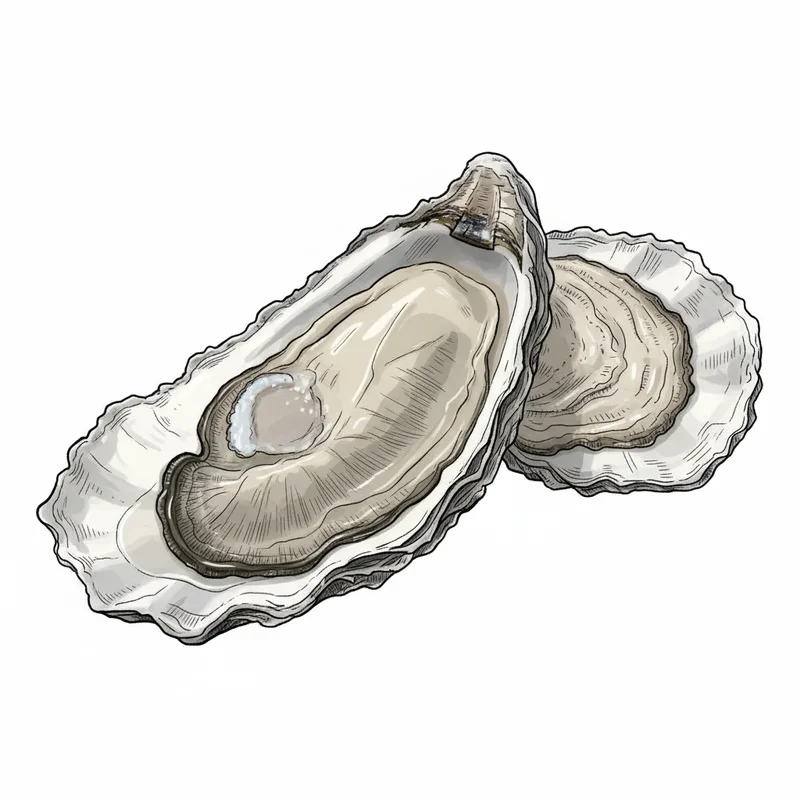 Chilmark oyster illustration