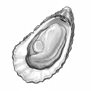 Chilmark oyster illustration