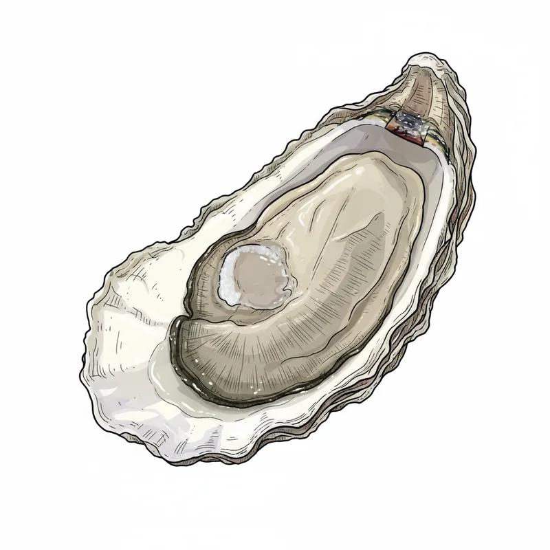 Chunu oyster illustration