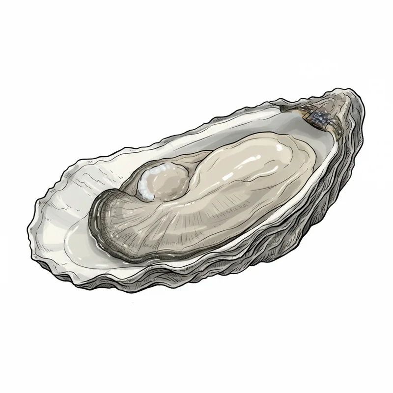 Church Point oyster illustration