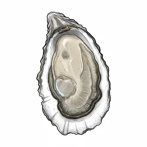 Church Point oyster illustration