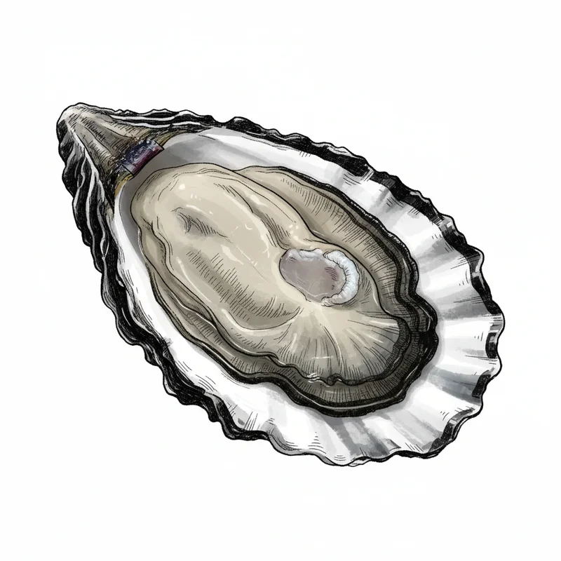 Cold Creek oyster illustration