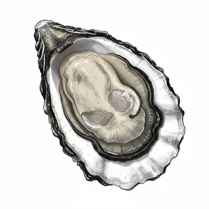 Cold Creek oyster illustration
