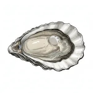Coromandel oyster illustration