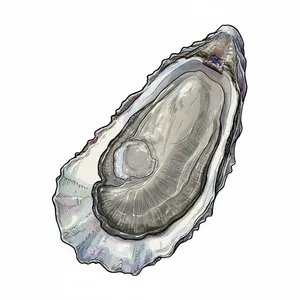 Dodge Cove oyster illustration