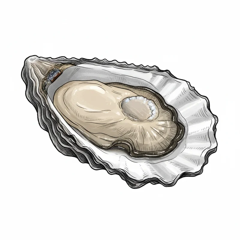 Dosewallips oyster illustration