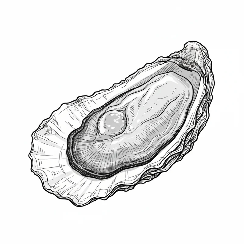 Dragon Creek oyster illustration