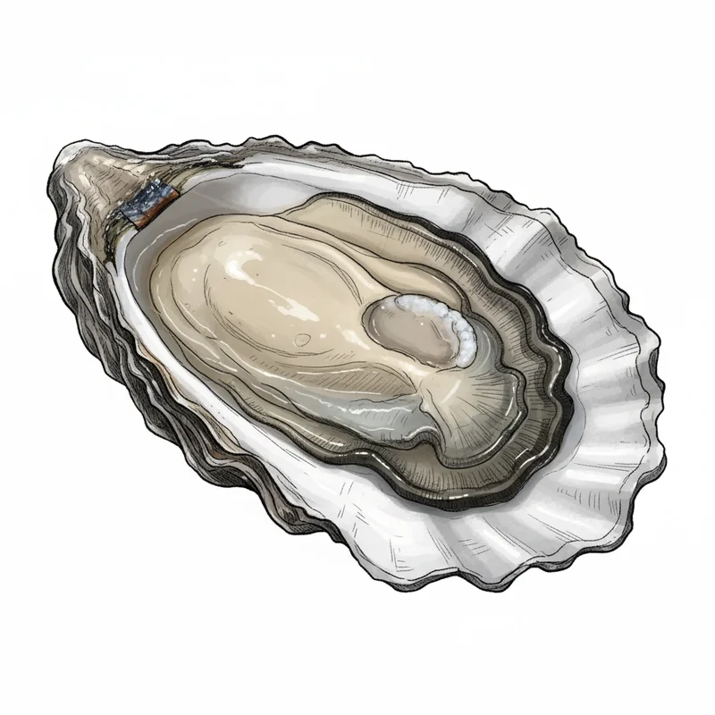 Eagle Rock oyster illustration