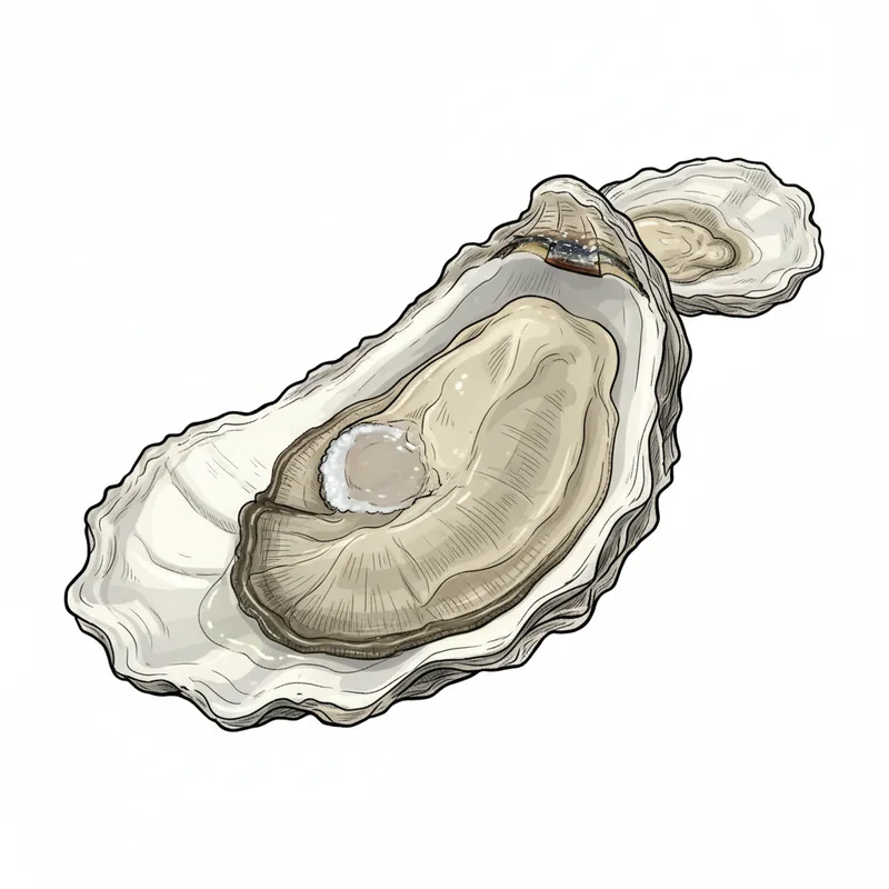 East Dennis oyster illustration