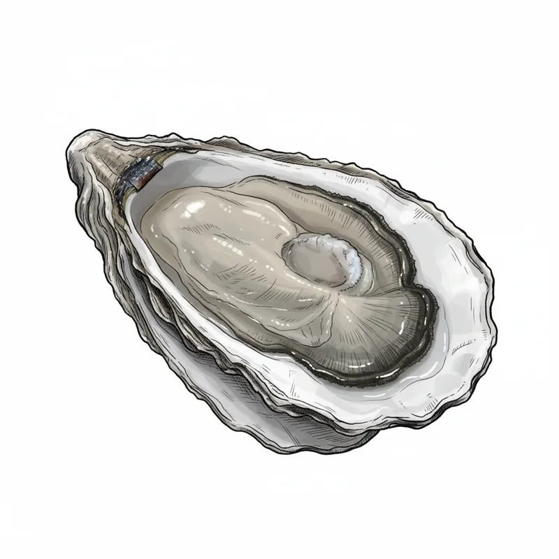 East End oyster illustration