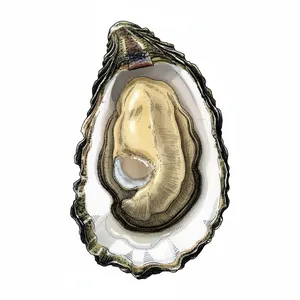 Eld Inlet oyster illustration