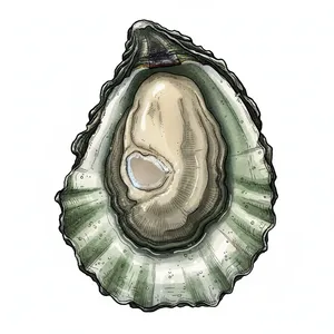 Emerald Cove oyster illustration