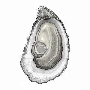 First Light oyster illustration
