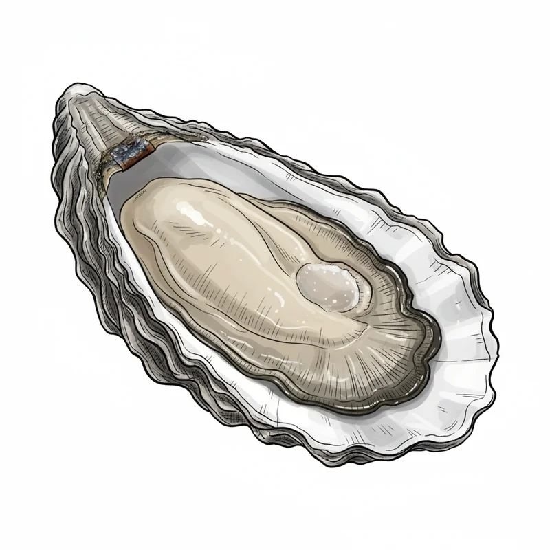 Forbidden oyster illustration