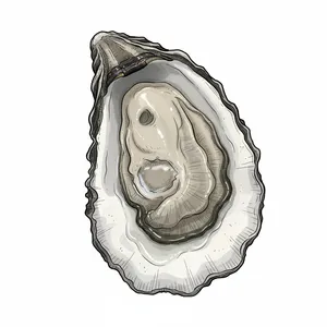Gigamoto oyster illustration