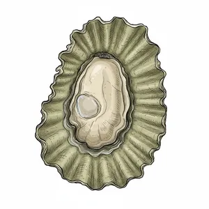 Glacier Point oyster illustration