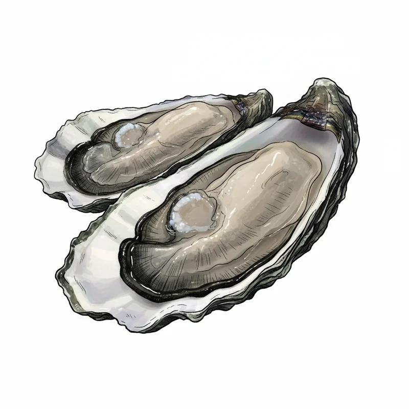 Glidden Point oyster illustration