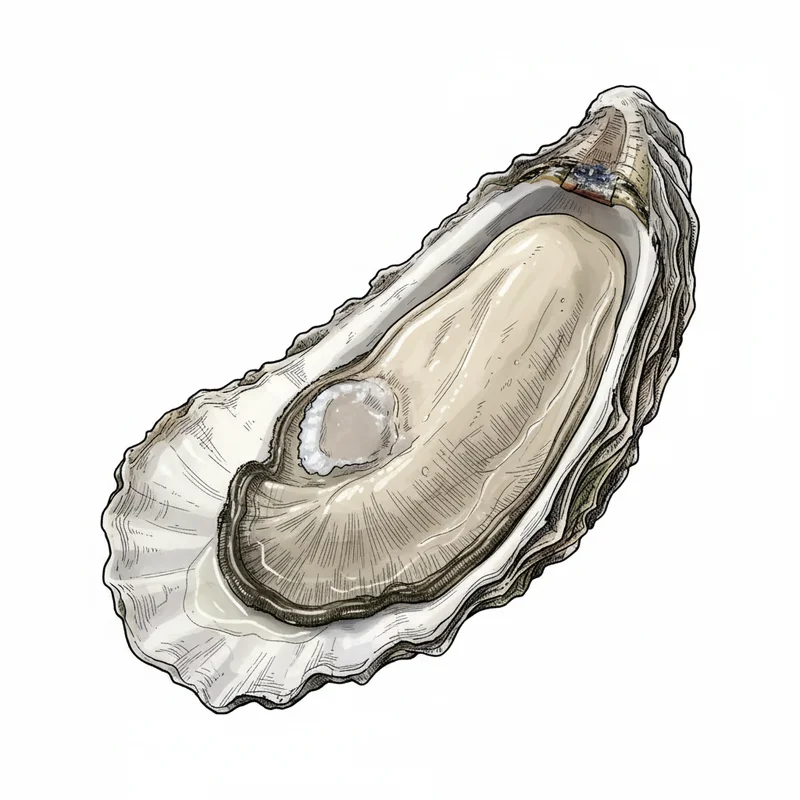 Gooseberry Bay oyster illustration