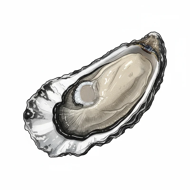 Great South Bay oyster illustration