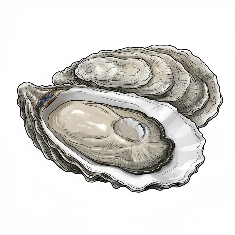 James River oyster illustration