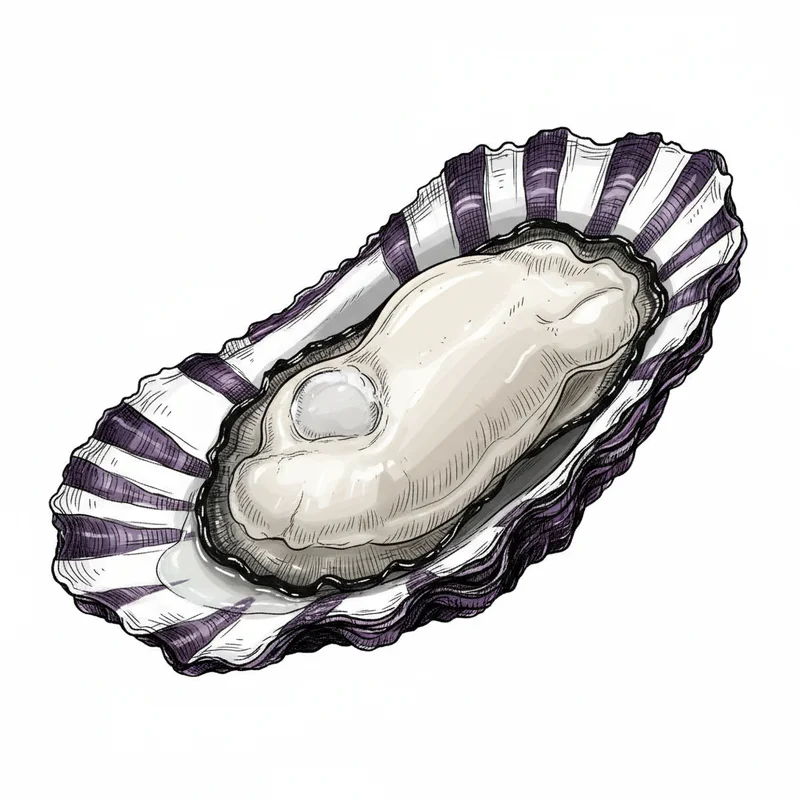 Kelly Gigas oyster illustration