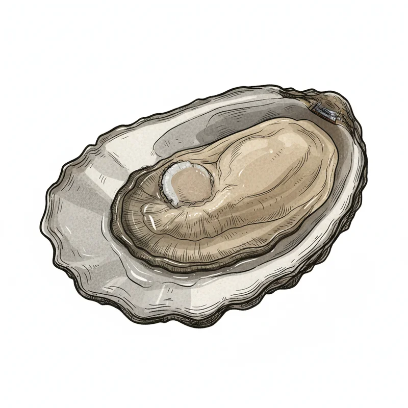 Kelly Native oyster illustration