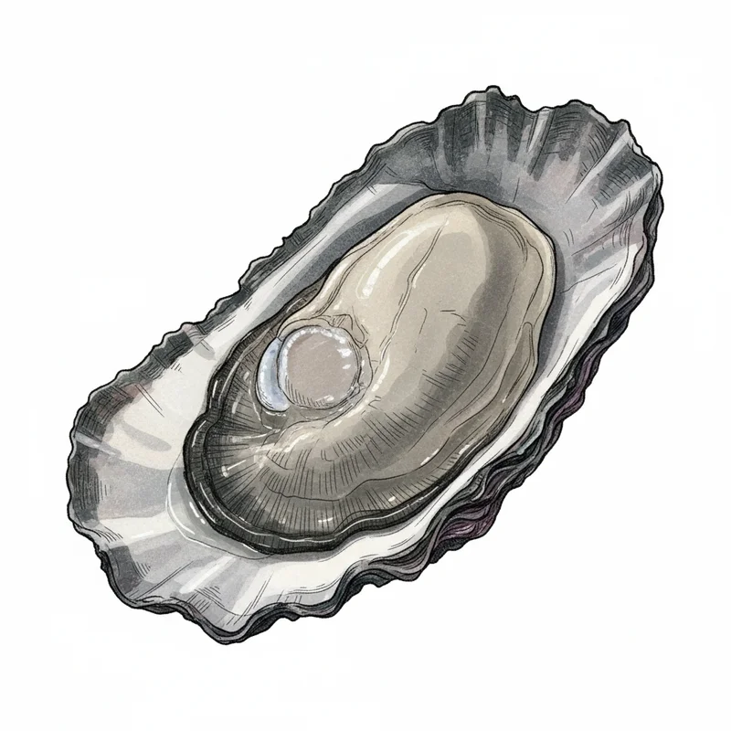 Komo Gway oyster illustration