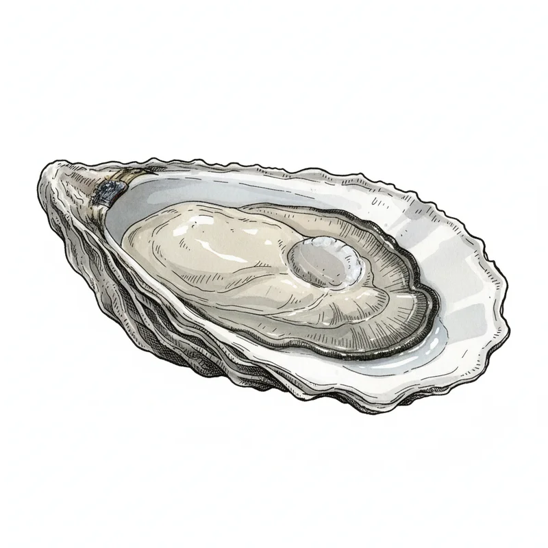 La Saint Simon oyster illustration
