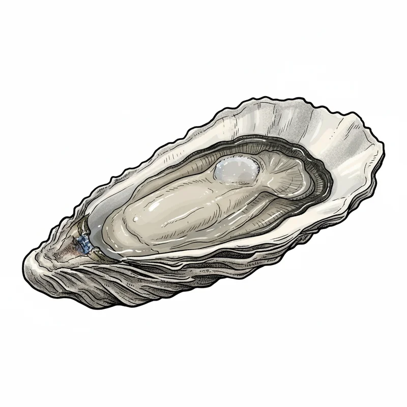 Ladies Pass oyster illustration