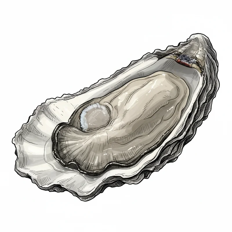 Lambertini oyster illustration