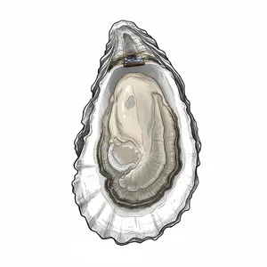 Lameque oyster illustration