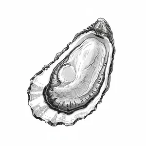 Little Shemogue oyster illustration