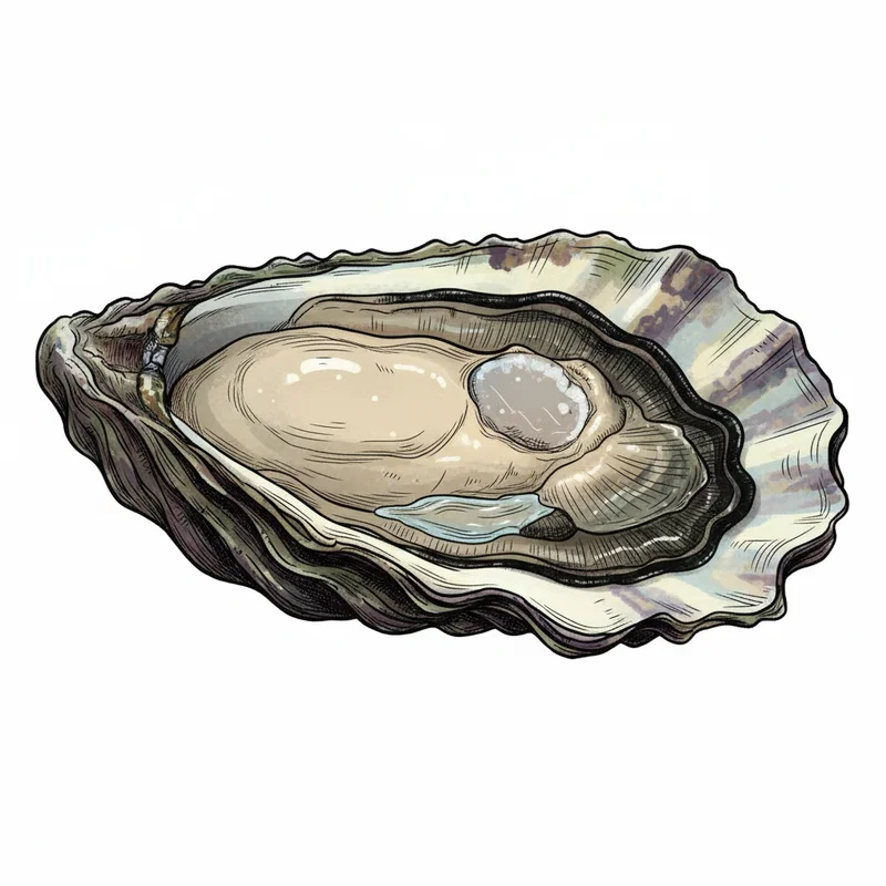 Malaspina oyster illustration