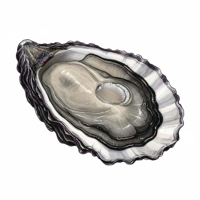 Marina's Top Drawer oyster illustration