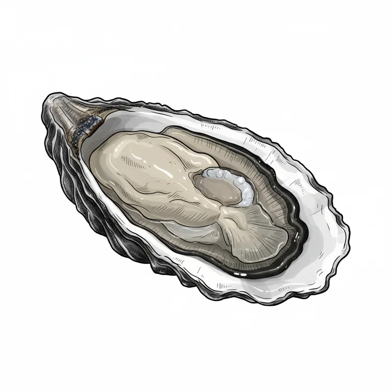 Murder Point oyster illustration