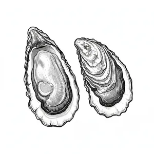 Murder Point oyster illustration